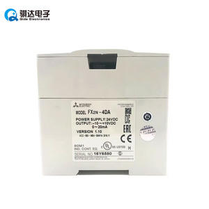 Nuevo controlador lógico programable Mitsubishi Original, módulo de salida analógica PLC DE, EN Stock