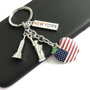 American USA Travel Souvenirs Empire <strong>State</strong> Building Key Chain Statue of Liberty <strong>Keychain</strong> I love New York - Product Image 5