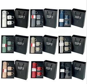 2025 Sinh Thái Thân Thiện Với 500Ml Đôi Tường Chân Không Thép Không Gỉ Chân Không Phích Cách Điện Chai Nước Với 3 Nắp - Product Image 2