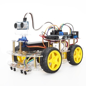 Smart Car für UNOs R3 Motherboard ferngesteuertes programmierbares Roboter-Kit geeignet für Arduino