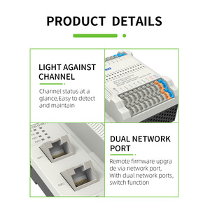 Wholesale Price 16 Digital <strong>Input</strong> and <strong>Output</strong> Remote IO Module Profinet Plc Programming Controller