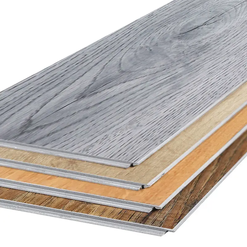 Anti Slip ramah lingkungan Herringbone SPC LVT vinil kayu desain lantai papan klik kunci SPC lantai ubin