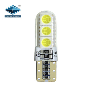 Silicone Flash Strobe <strong>T10</strong> Led Car Light <strong>5050</strong> 6 <strong>Smd</strong> <strong>T10</strong> <strong>W5w</strong> 194 168 Led Canbus Bulbs Led for Car Interior Light 12V for Car - Product Image 1