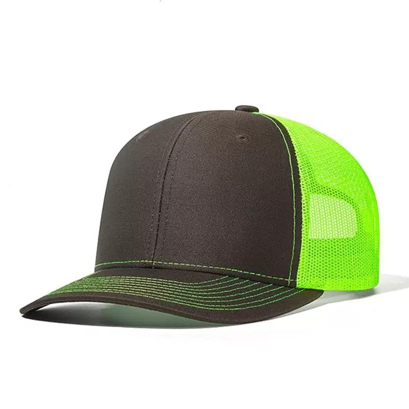 Dark Gray+fluorescent green mesh