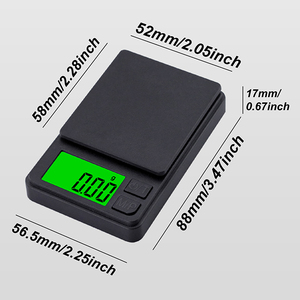 Changxie fabrika en iyi fiyat profesyonel dijital Mini ölçek calibration200g gram dijital cep ölçeği - Product Image 5