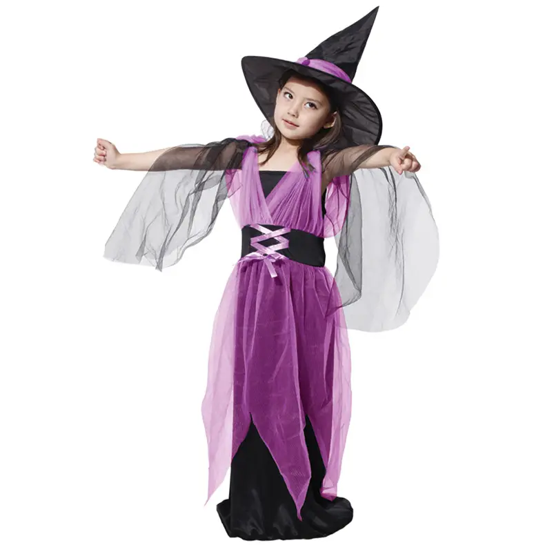Fiesta de Carnaval para niñas bruja de disfraces de halloween
