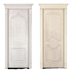 CBMmart Oak or Teak Wooden Deep Carved Line Bedroom <strong>Doors</strong> with Whole Lock Set Customized Modern Design Solid <strong>Wood</strong> <strong>Door</strong> - Product Image 5