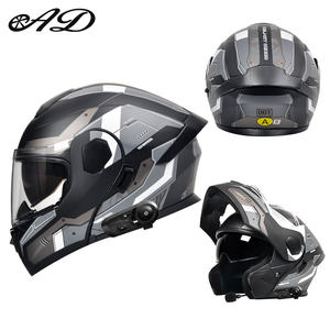 Новый высококачественный мотоциклетный шлем открытого типа с двойным визором, сертифицированный DOT, из ABS-пластика, для мотокросса, AD NB800 - Product Image 6