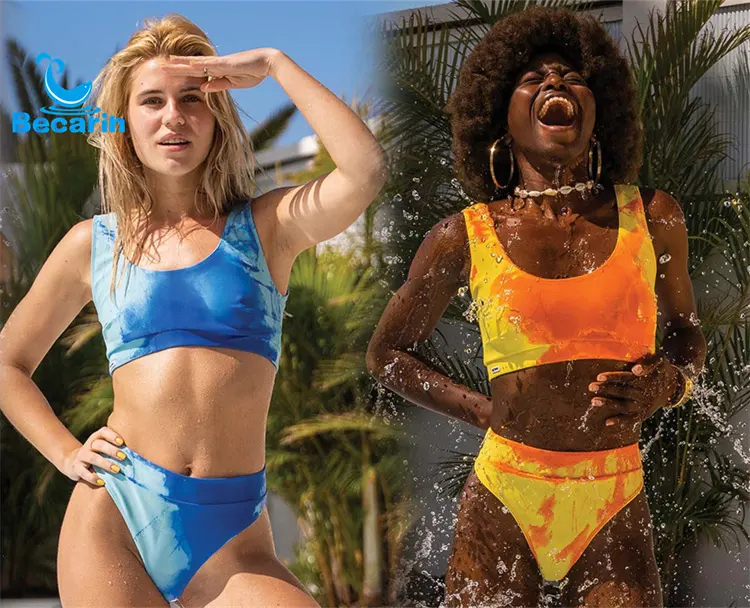 Bikini à couleur changeante magique Maillot de bain réfléchissant à l'eau au design personnalisé Collection de maillots de bain pour femmes