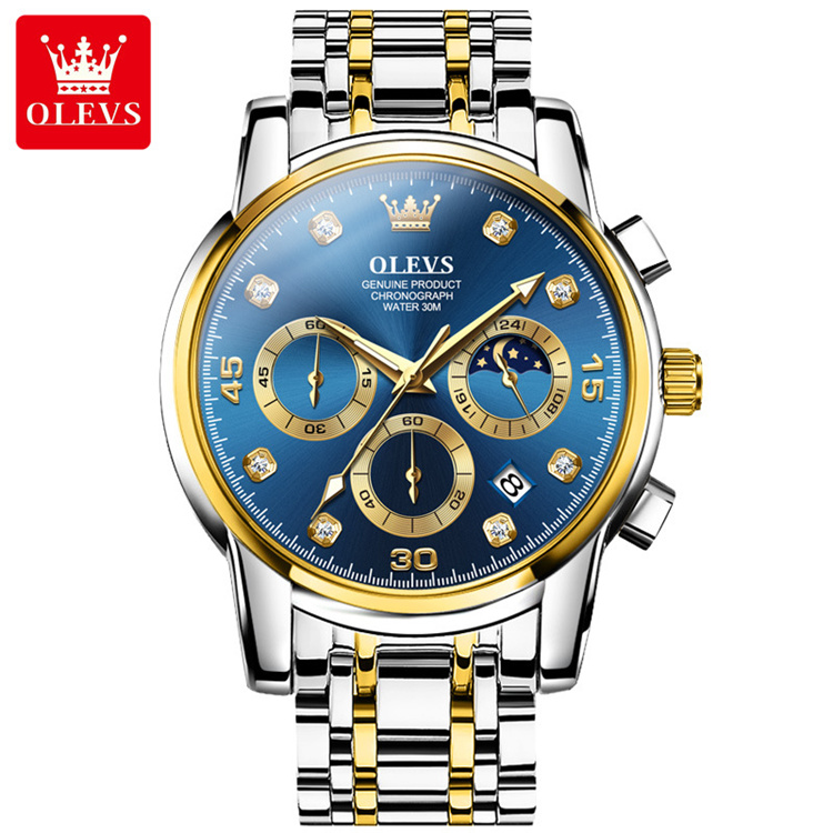 Blue mix gold