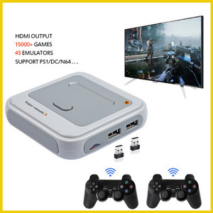 ベストセラーSUPER CONSOLE X2.4Gワイヤレスゲームパッド4KコンソールレトロゲームコンソールプレーヤーforPSP PS1 N64 MD build in 15000 Gam - Product Image 5