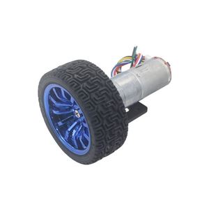 DIY Arduino Naben motoren mit Encoder 6V 12V 24V DC Getriebe motor 65mm Rad kupplungs satz Smart Car Robot Getriebe motoren für Boots spielzeug