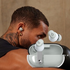 Sihirli ses koruyucu kılıf Beats Solo tomurcukları için şeffaf TPU yumuşak kabuk elektroliz düğme kulaklık kapağı ile - Product Image 2