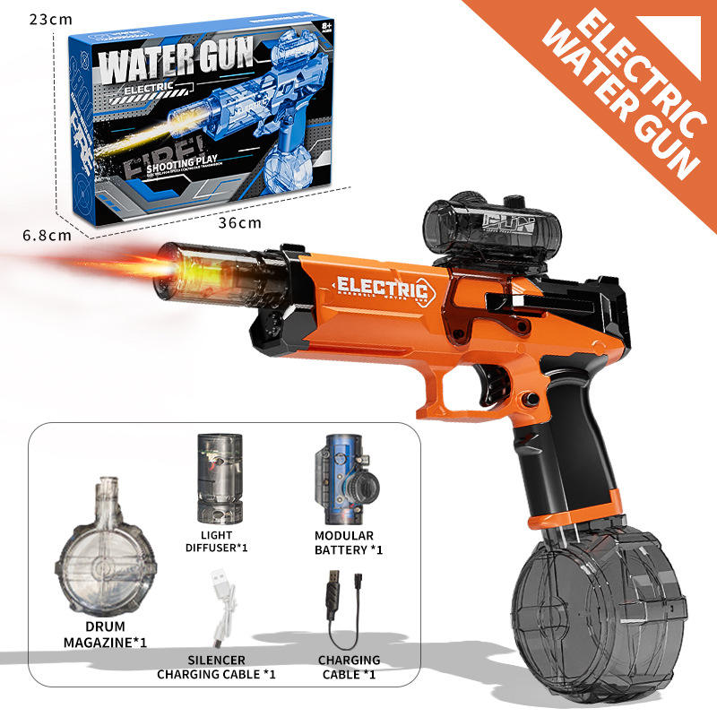 Pistola de agua eléctrica Ice Mouse-naranja