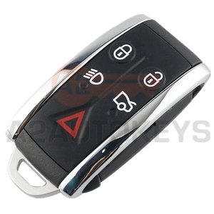 A2AUTOKEYS อะไหล่ใหม่5ปุ่มเปลือกกุญแจรีโมทสำหรับ Jaguar X XF xkxkr Smart PROX Key HOUSING + Blade - Product Image 4