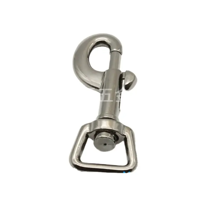 75x33mm Gun Plated Super große Hochleistungs-Metall-Hunde leine Karabiner haken Abzugs clip Dreh verschluss und Haken