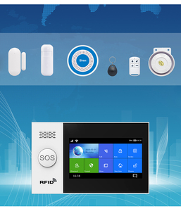 RSH-sistema de alarma inteligente Tuya, sistema antirrobo de seguridad con cable, inalámbrico, Wifi, Sensor de pantalla táctil, Gsm, para el hogar