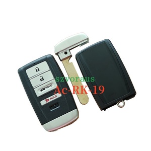 FCC ID: KR5V1X ** 2015-2019年用アキュラRLX TLX 4ボタン車のスマートキーロゴなしフリップキー - Product Image 1