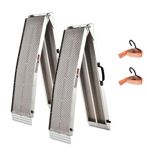 Factory New <strong>Design</strong> Surface 800lbs Aluminum Loading <strong>Ramp</strong> for Car Custom ATV Foldable <strong>Ramp</strong> With Handle - Product Image 1