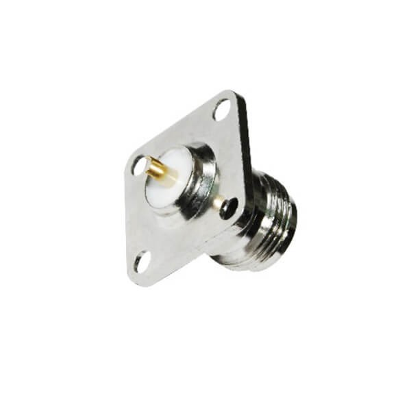 N Series Jack Straight Solder Flange