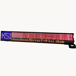 Hot Sell Outdoor programmier bare Nachricht läuft Text Bus LED Ziel Zeichen Anzeigetafel Bildschirm - Product Image 1