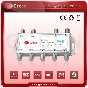 DiSEqC สวิทช์8ใน1 GD-81B /Diseqc 2.0สวิทช์ /Diseqc 8X1 - Product Image 3