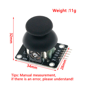 Für Arduino doppelachse XY-Joystick-Modul höhere Qualität PS2 Joystick-Steuerung Hebel Sensor KY-023 Bewertet 4,9 /5 - Product Image 3
