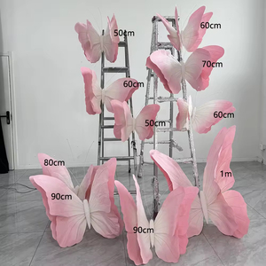 Bướm khổng lồ giả bằng giấy tự đứng, phổ biến dùng làm phông nền sự kiện, đám cưới, trang trí tiệc, trưng bày cửa sổ - Product Image 2