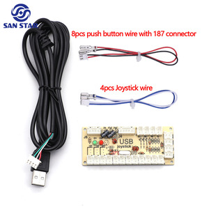 USB-контроллер с нулевой задержкой, аркадный usb-кодировщик, аркадный контроллер в течение 7 дней, кнопочный кабель - Product Image 2