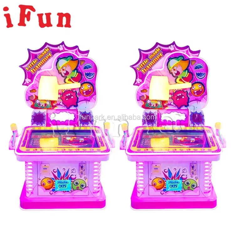 Ifun Kids Game Coin Operated Little Magic Hammer Redemption Ticket Out Arcade Game Machine