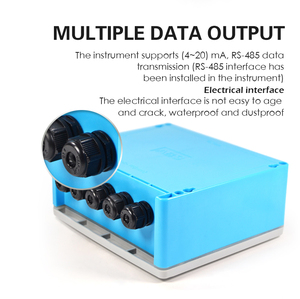 Ultrasonik debimetre açık kanal akım hızı akış ve seviye sensörü sıvı su akış ölçer - Product Image 4