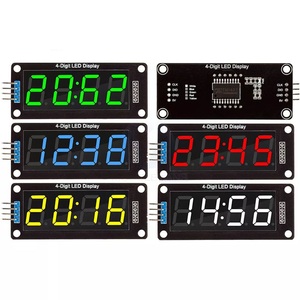 TM1637 LED-Anzeige modul für Arduino 4 Digit 7 Segment 0,56 Zoll Zeit schalt uhr Röhren modul Rot Blau Grün Gelb Weiß