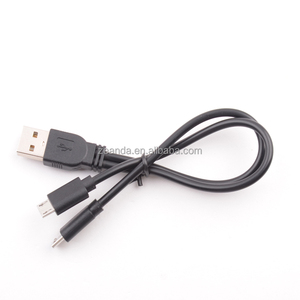 สายชาร์จเร็วไมโคร USB คู่อัจฉริยะ2-in-1 5ม. พร้อมระบบป้องกันสายถักสำหรับอุปกรณ์แอนดรอยด์และการใช้คอมพิวเตอร์ - Product Image 6