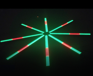 1mLEDチェイスライトバーフラッシュ16セグメントピクセルコントロール224pcs smd 5050 RGB 3in1LEDカラーチェイシングバー (Djディスコナイトクラブ用) - Product Image 3