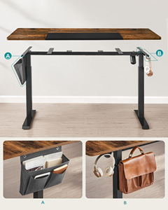 VASAGLE Höhen verstellbare elektrische Schreibtisch-Speicher funktion mit 4 Höhen Stehpult Ergonomischer Gaming-Desktop-Computer tisch - Product Image 5