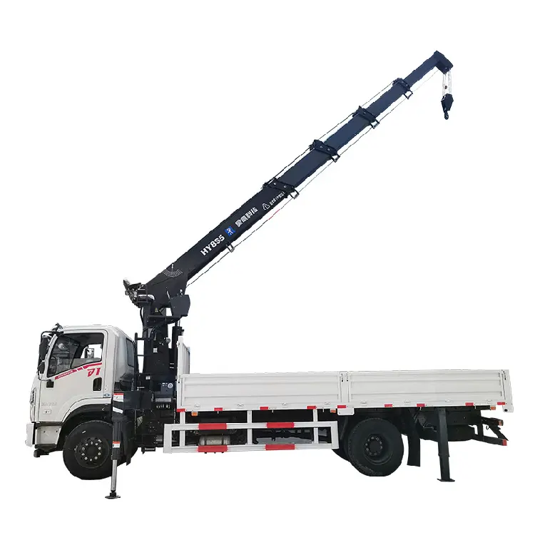 Tigarl Pequeño 3 Ton Dubai Dumping Light Metal Dubai Stiff Boom Truck Crane para camiones