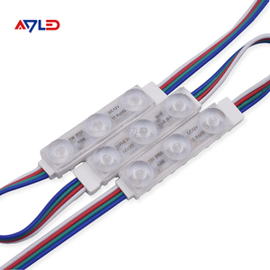 Chasing işık icic2818 Rgb 3Led modülü IP65 su geçirmez renk değiştiren Led Modulos 12V Spi Rgb LED modülü için Rgb harfler - Product Image 1