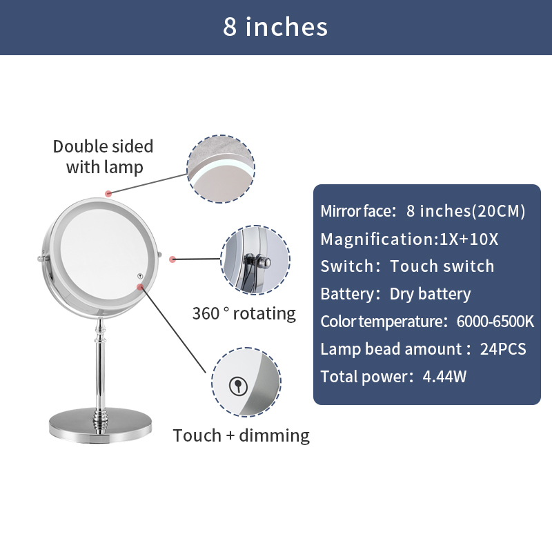 8 inch F127 Touch Battery,1X+10X