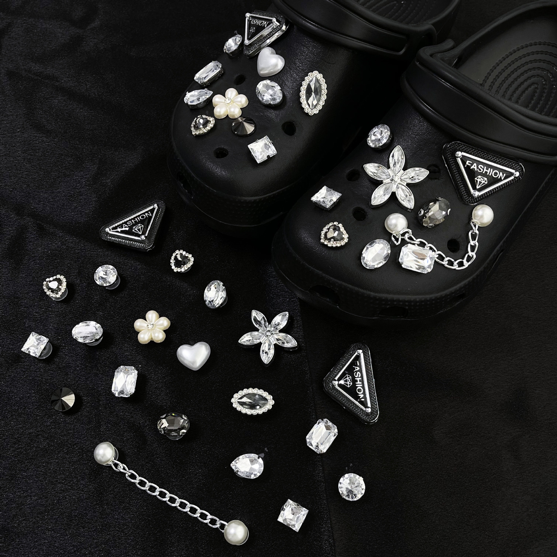 Gypsophile classique-20 boucles sans chaussures