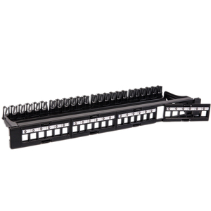 UTP 24 Port 19 ''1U CAT6 Keystone Jack aletsiz ağ Tooless Patch Panel - Product Image 2