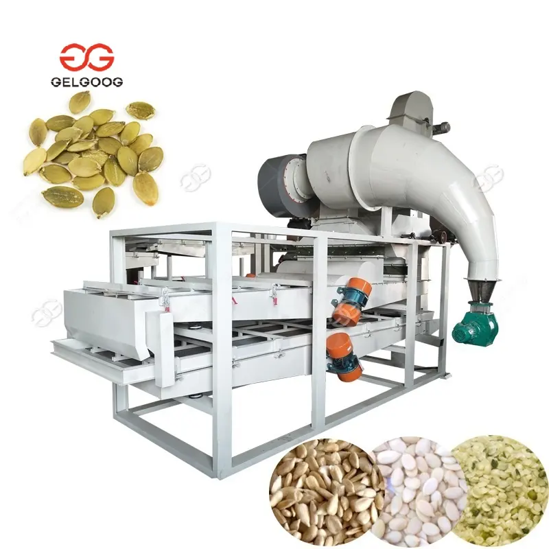 Factory Price Flax Sesame Sunflower Seeds Peeling And Dehulling Hulling Production Line Melon Seed Sheller Machine