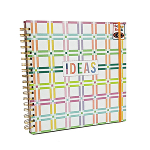 Libro de bocetos de tapa dura con logotipo impreso con cierre elástico, cuaderno personalizado para dibujar, escribir, rellenar diario