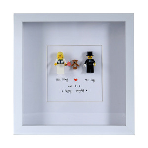 DIY MDF mật độ Board Hollow 3D hình ảnh khung UV in vài LEGO hiển thị khung dày mẫu khung - Product Image 5