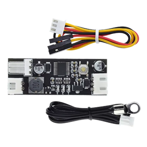 シングルチャネル12V DC PWM 2-3ワイヤファン温度コントローラ、コンピュータファンノイズリダクションモジュール - Product Image 5