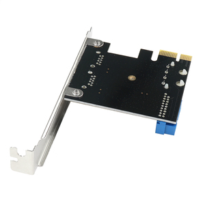 PCI Express a USB 3,0, controlador convertidor de 20 pines, PCIe x1, adaptador de 2 puertos USB 3,0, tarjeta de expansión PCI-e - Product Image 3