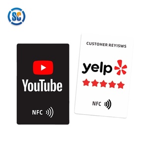 Custom Programmable Social Media Nfc 213 google Nfc Review Card German Membership Changeable Qr <strong>Code</strong> for Social Media Strategi - Product Image 3
