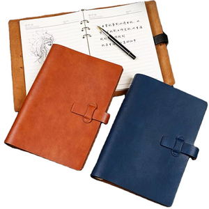 Taccuino di scrittura diario riutilizzabile con diario in vera pelle autentica personalizzata in vera pelle A5 A6 da viaggio - Product Image 1