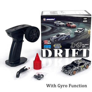รถ1:43ขนาดเล็ก4x4พร้อมไฟไจโร, รถโมเดลรถแข่งบนถนนพร้อมรีโมทควบคุม - Product Image 3