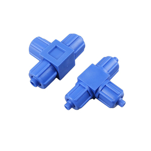 Chủ đề Bộ chuyển đổi nhựa 90 độ góc phải màu xanh keo khớp pha chế van thức ăn khớp ống nối ống nối 1 năm - Product Image 4