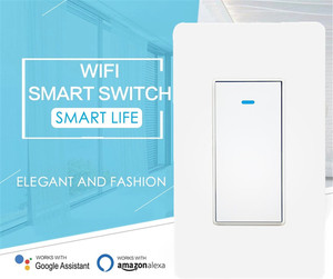 アレクサ対応WiFiスマート壁スイッチ＆WiFiネットワーク – Tuyaスマートホーム製品 - Product Image 2